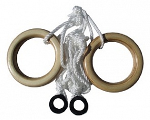 Кольца гимнастические деревянные к ДСК Вертикаль (Вертикаль, Кольца гимнастические_деревянные)